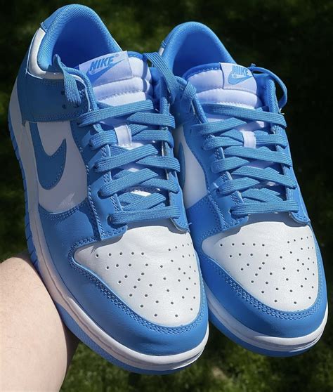 blue Nike Dunk Low